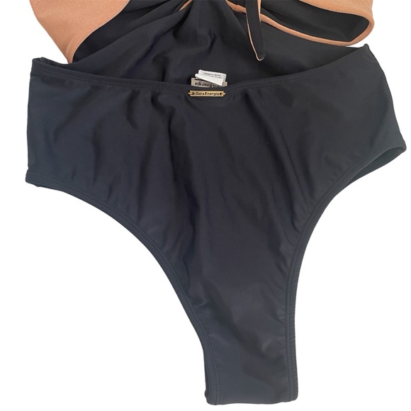 Sol & Energia Two Tone One Piece Swimsuit Size M Made In Brazil - Picture 3 of 8